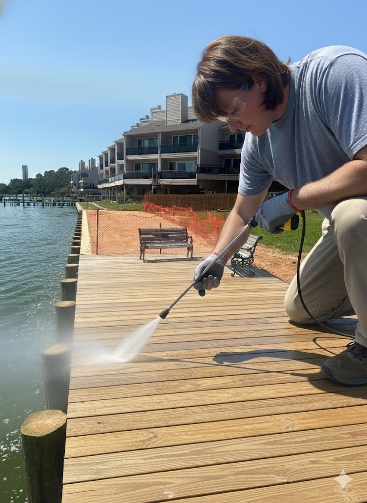 Stained Dock Winterizing Your Dock and Piling for the Texas Off-Season: A Checklist ...